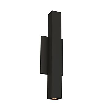 Chara LED Outdoor Wall Lantern in Black by Visual Comfort Modern