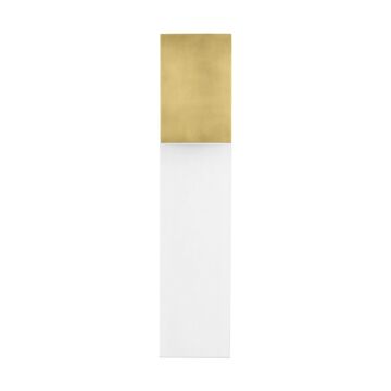 Kulma LED Wall Mount in Natural Brass by Visual Comfort Modern