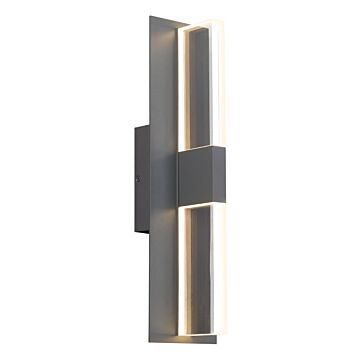 Lyft LED Outdoor Wall Lantern in Charcoal by Visual Comfort Modern