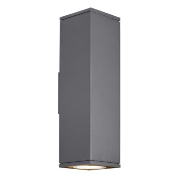 Tegel LED Outdoor Wall Mount in Charcoal by Visual Comfort Modern