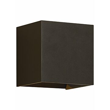 Vex LED Outdoor Wall Mount in Bronze by Visual Comfort Modern