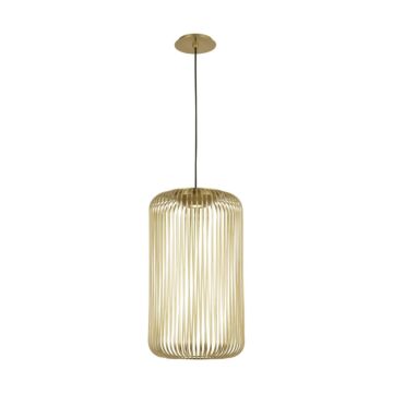Kai LED Pendant in Plated Brass by Visual Comfort Modern