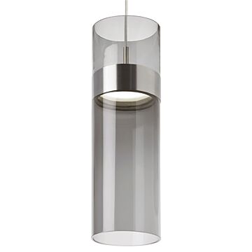 Manette LED Pendant in Satin Nickel Satin Nickel by Visual Comfort Modern