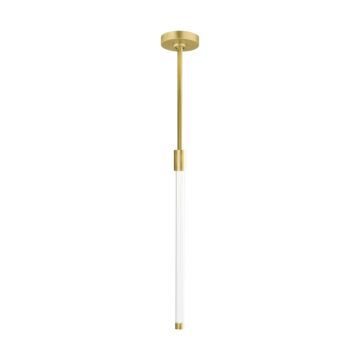 Phobos LED Pendant in Natural Brass by Visual Comfort Modern