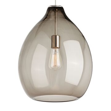 Quinton One Light Pendant in Black by Visual Comfort Modern