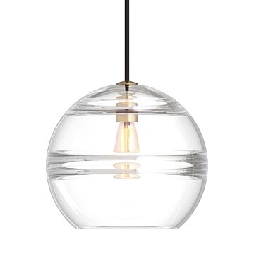 Sedona One Light Pendant in Aged Brass by Visual Comfort Modern