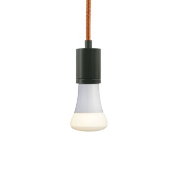 SoCo One Light Pendant in Antique Bronze by Visual Comfort Modern