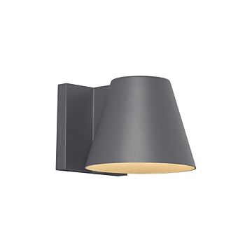 Bowman LED Outdoor Wall Mount in Charcoal by Visual Comfort Modern