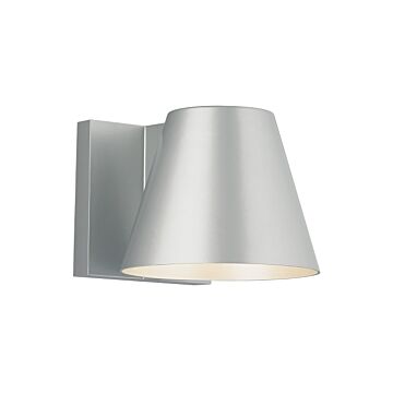Bowman LED Outdoor Wall Mount in Silver by Visual Comfort Modern