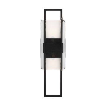 Duelle LED Wall Sconce in Nightshade Black by Visual Comfort Modern