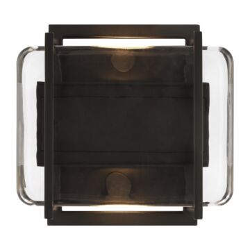 Duelle LED Wall Sconce in Nightshade Black by Visual Comfort Modern