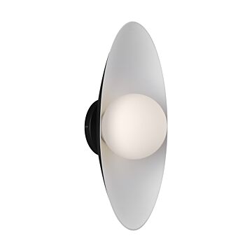 Joni LED Wall Sconce in Matte Black   Matte White by Visual Comfort Modern
