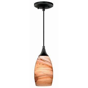 Milano 1-Light Mini Pendant in Oil Rubbed Bronze