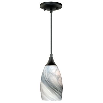 Milano 1-Light Mini Pendant in Oil Rubbed Bronze