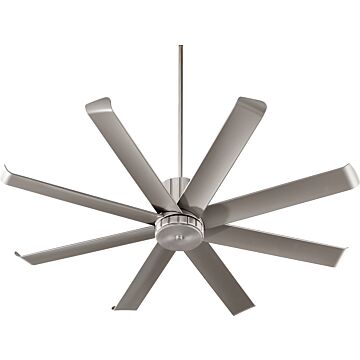 Proxima Patio 60"Patio Fan in Satin Nickel by Quorum International
