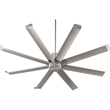 Proxima Patio 72"Patio Fan in Satin Nickel by Quorum International