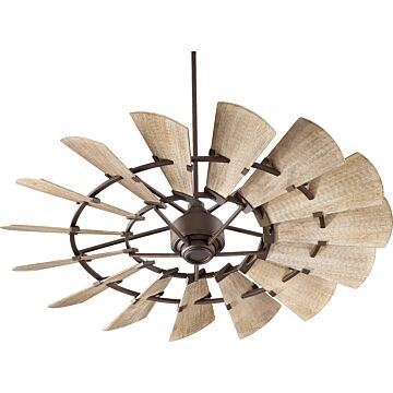 Windmill 60"Ceiling Fan in Oiled Bronze by Quorum International