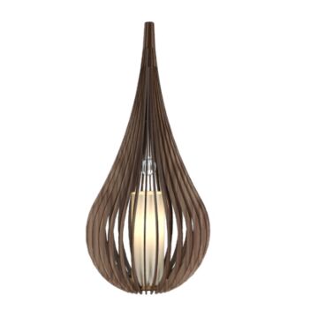 Cappadocia 1-Light Table Lamp in American Walnut
