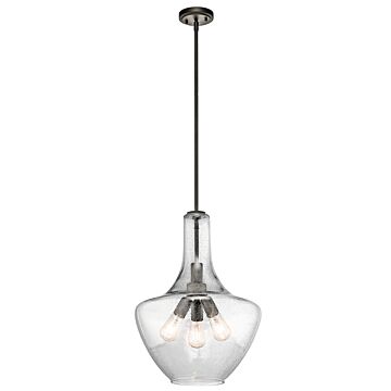 Everly Three Light Pendant in Olde Bronze by Kichler