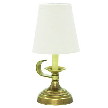 Coach Table Lamp in Antique Silver by House of Troy