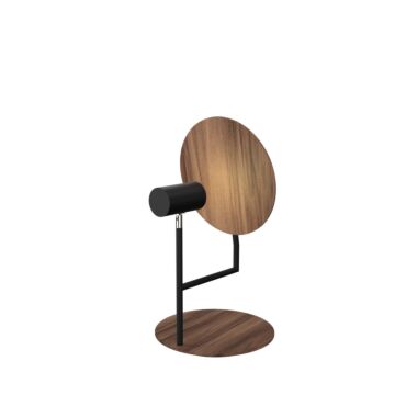 Dot 1-Light Table Lamp in American Walnut