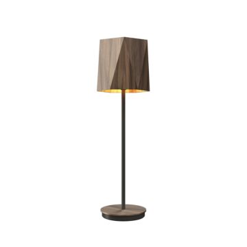 Facet 1-Light Table Lamp in American Walnut