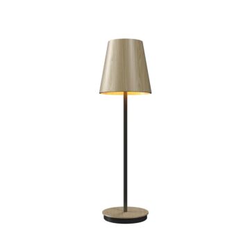 Conical 1-Light Table Lamp in Sand
