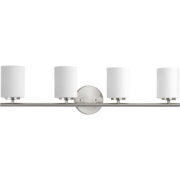 Replay 4-Light Bathroom Vanity Light Bracket in Brushed Nickel