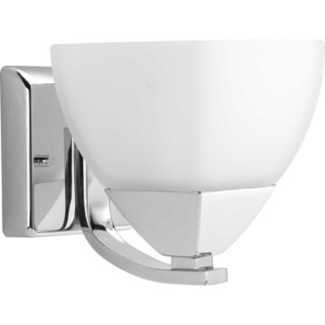 Appeal 1-Light Bathroom Vanity Light Bracket in Polished Chrome