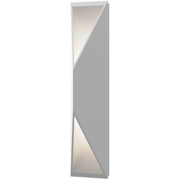Prisma LED Wall Sconce in Textured White by Sonneman