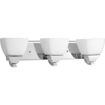 Appeal 3-Light Bathroom Vanity Light Bracket in Polished Chrome
