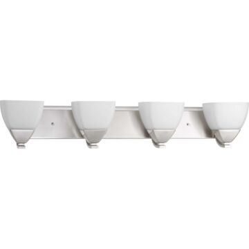Appeal 4-Light Bathroom Vanity Light Bracket in Brushed Nickel