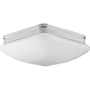 Appeal - Opal 3-Light Flush Mount in Polished Chrome