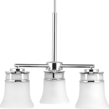 Cascadia 3-Light Chandelier in Polished Chrome