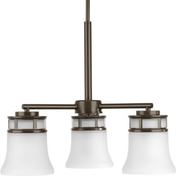 Cascadia 3-Light Chandelier in Antique Bronze