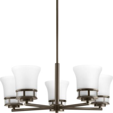 Cascadia 5-Light Chandelier in Antique Bronze
