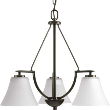 Bravo 3-Light Chandelier in Antique Bronze