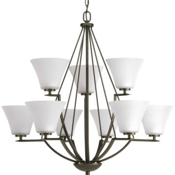 Bravo 9-Light Chandelier in Antique Bronze