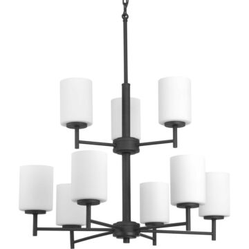 Replay 9-Light Chandelier in Black