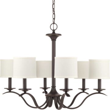 Inspire 6-Light Chandelier in Antique Bronze
