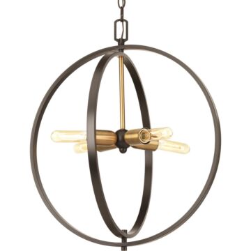 Swing 4-Light Pendant in Antique Bronze