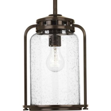 Botta 1-Light Hanging Lantern in Antique Bronze