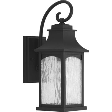 Maison 1-Light Wall Lantern in Black