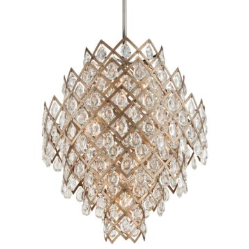 Tiara 11 Light Chandelier in Vienna Bronze by Corbett Lighting