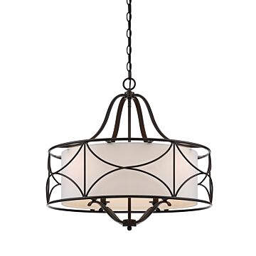 Avara 4-Light Chandelier in Oil Rubbed Bronze