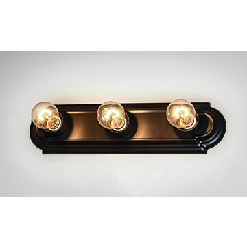 Essentials   712x Three Light Bath Vanity in Oil Rubbed Bronze by Maxim