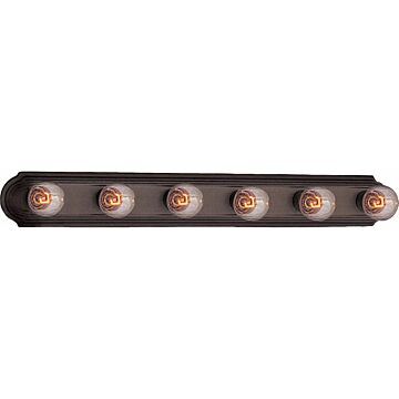 Essentials   712x Six Light Bath Vanity in Oil Rubbed Bronze by Maxim