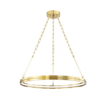 Rosendale LED Chandelier in Aged Brass by Hudson Valley
