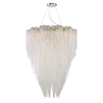Eurofase Cohen 12-Light Chandelier in Chrome