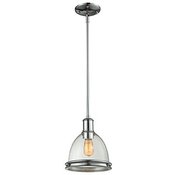 Z-Lite Mason 1-Light Mini Pendant Light In Chrome